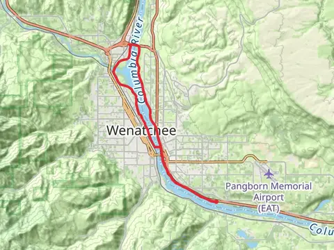 Rock Island Pool Loop via Apple Capital Recreation Trail