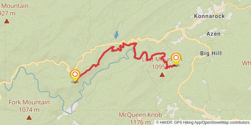 Appalachian Trail stage 52 Map