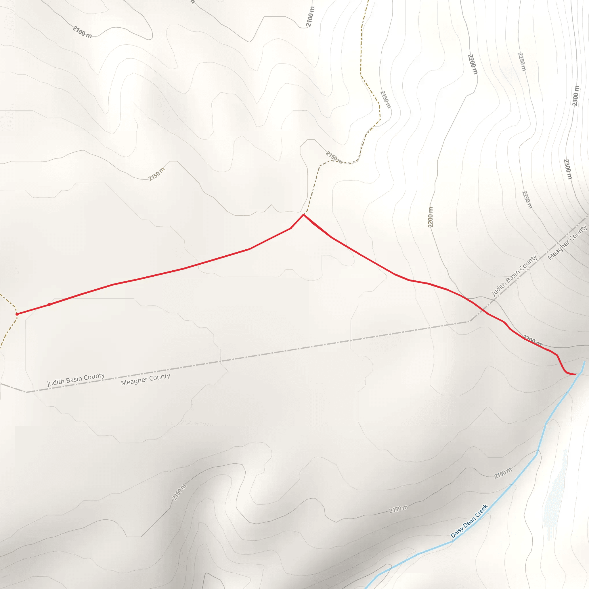 Haymaker Park Trail mobile static map