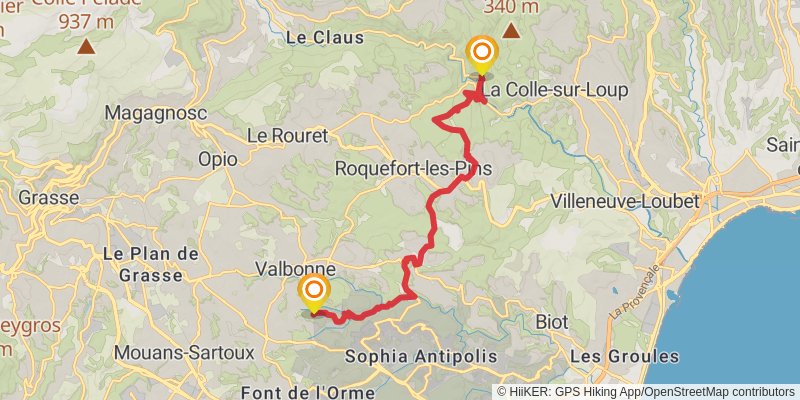 Via Aurelia stage 5 Map