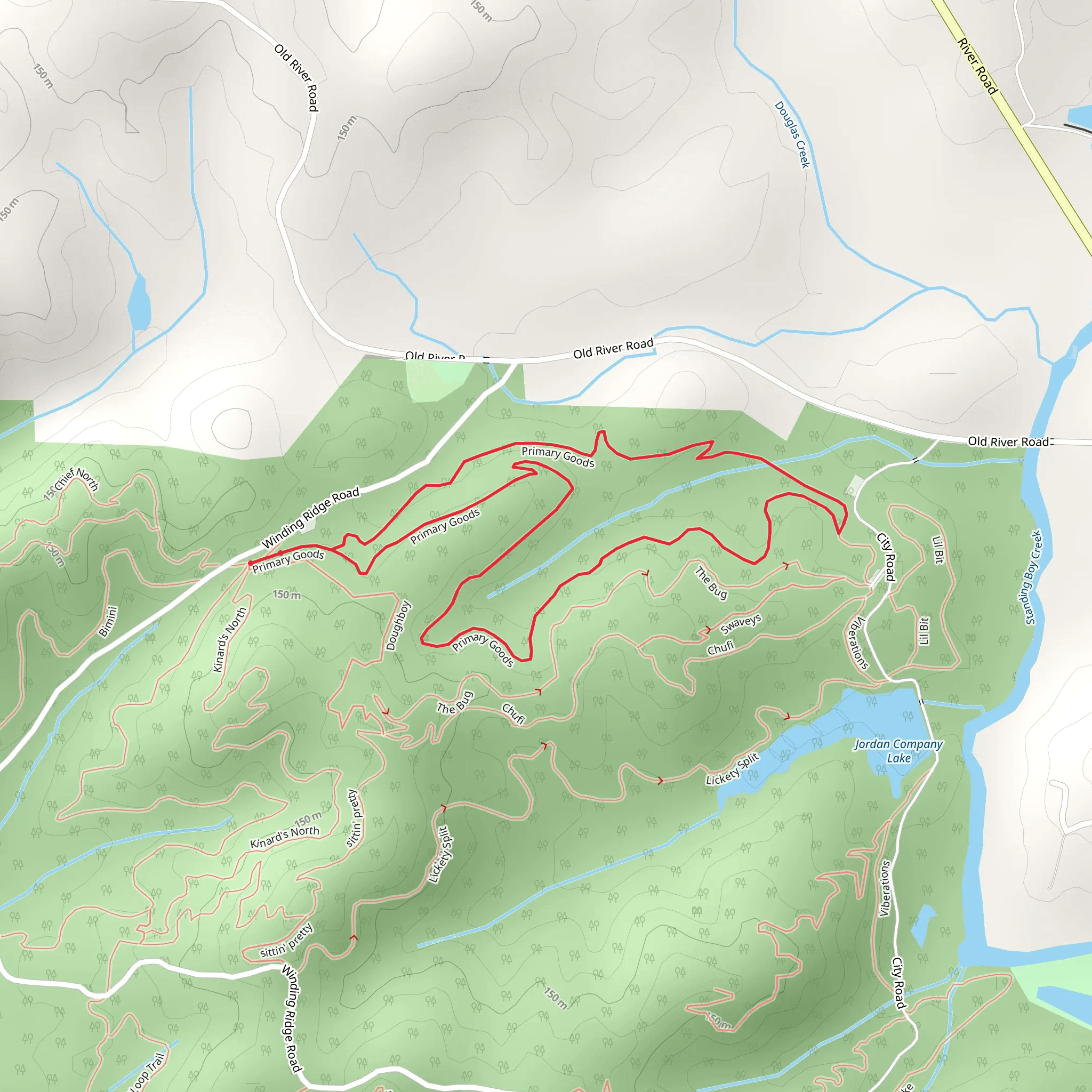 Primary Goods Loop mobile static map