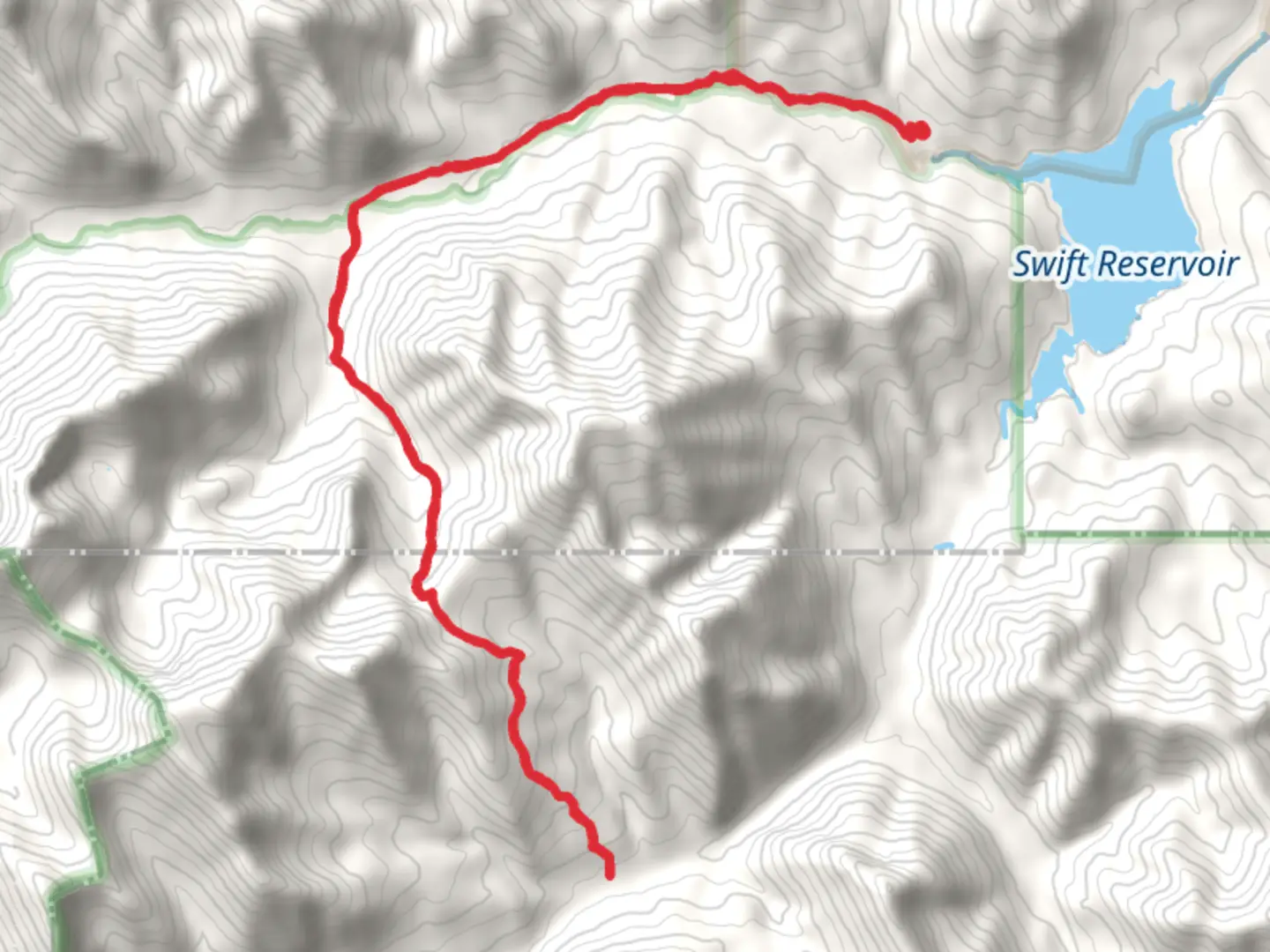 An image depicting the trail Blind Creek - Tubby Creek via North Fork Birch Creek Trail and its surrounding area.