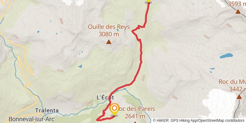 Tour de Haute Maurienne Vanoise stage 4 Map