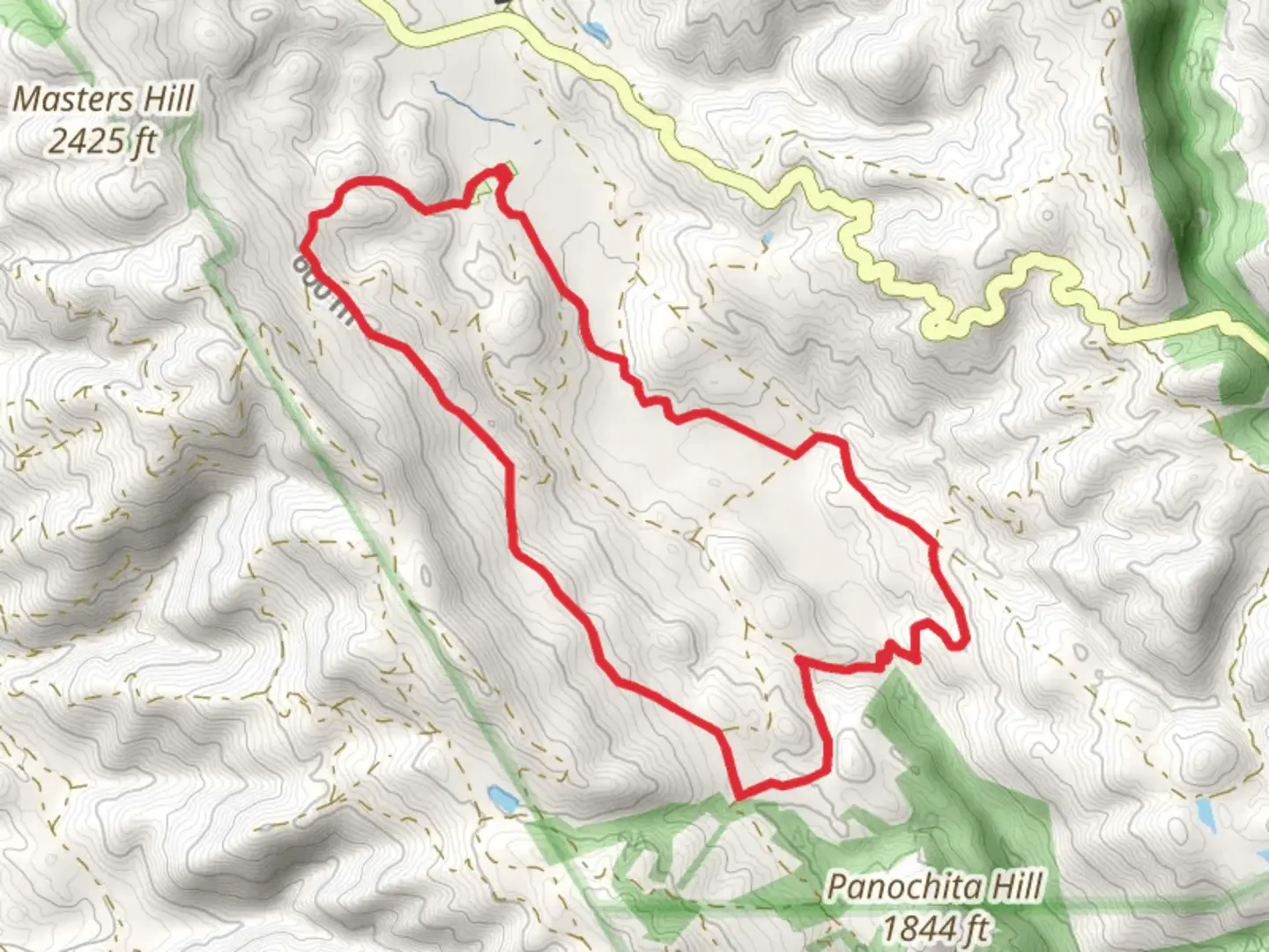 An image depicting the trail Dutch Flat, Brush and Hotel Loop Trail and its surrounding area.
