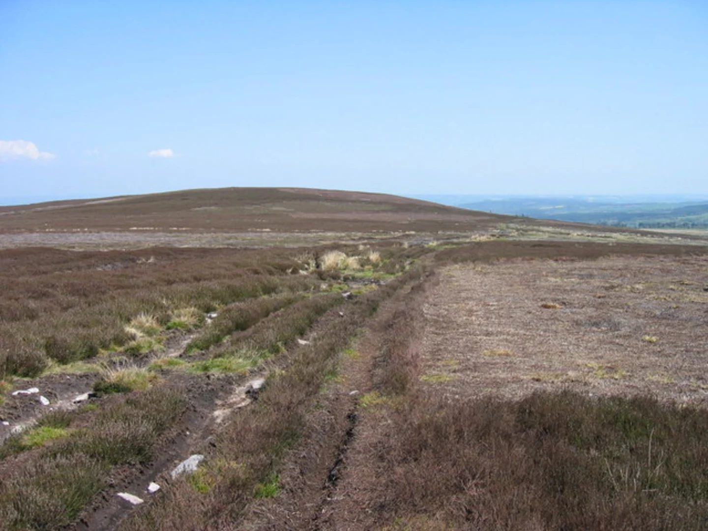 An image depicting the trail Watson's Pike and Hexhamshire Common and its surrounding area.