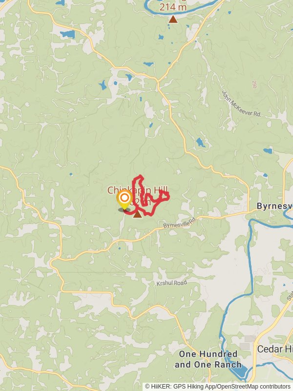 Herman's Hilltop - Chinkapin Hill - Sandstone Canyon Loop Trail