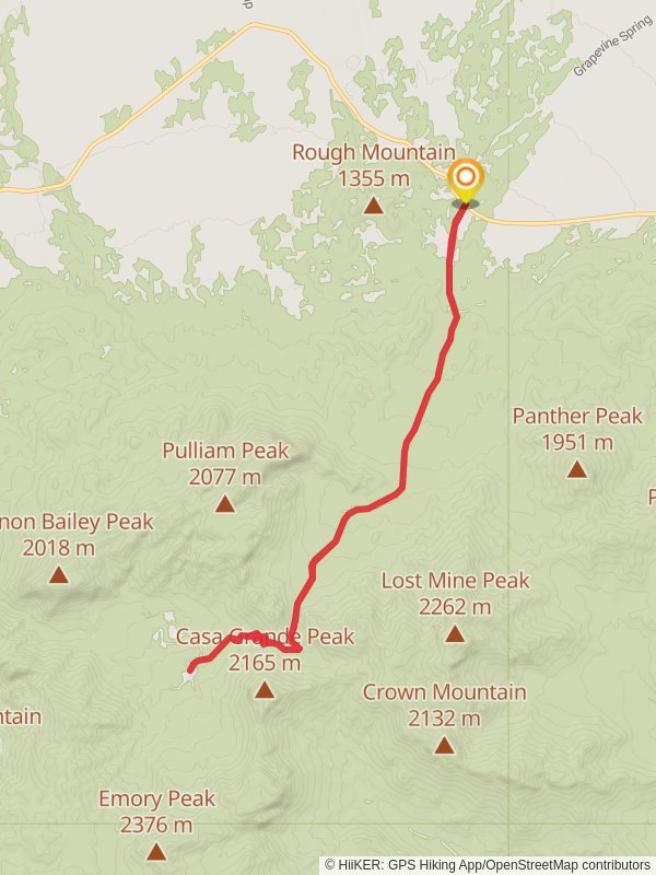 Chisos Basin Road Trail