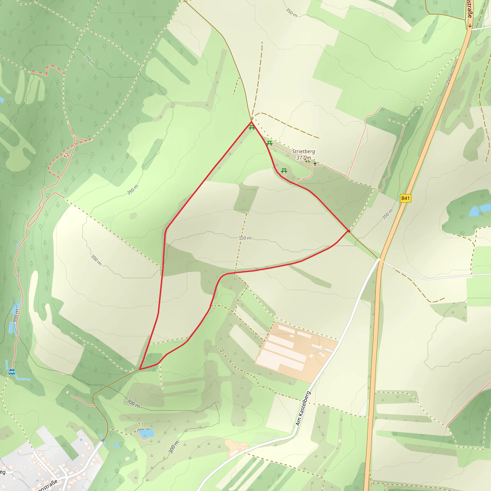 Strietberg Loop mobile static map