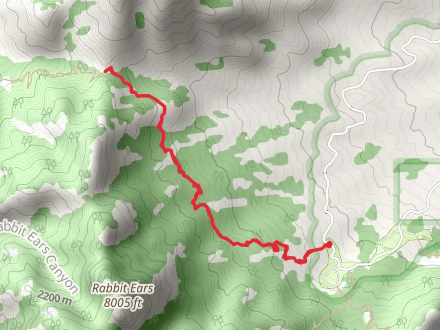 An image depicting the trail Baylor Canyon Pass - Aguirre Springs Road and its surrounding area.