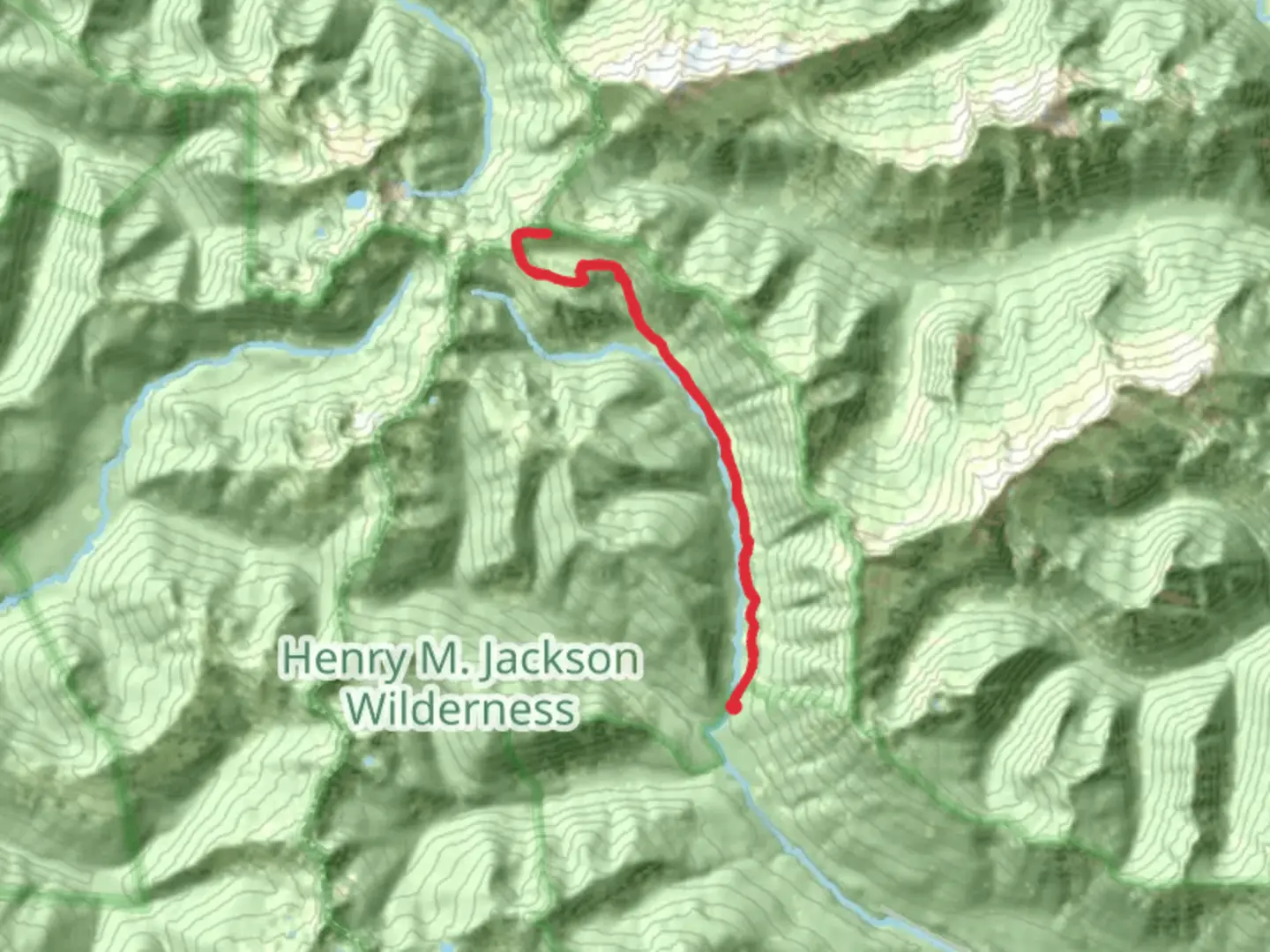 An image depicting the trail Kodak Peak via Little Wenatchee Trail and its surrounding area.