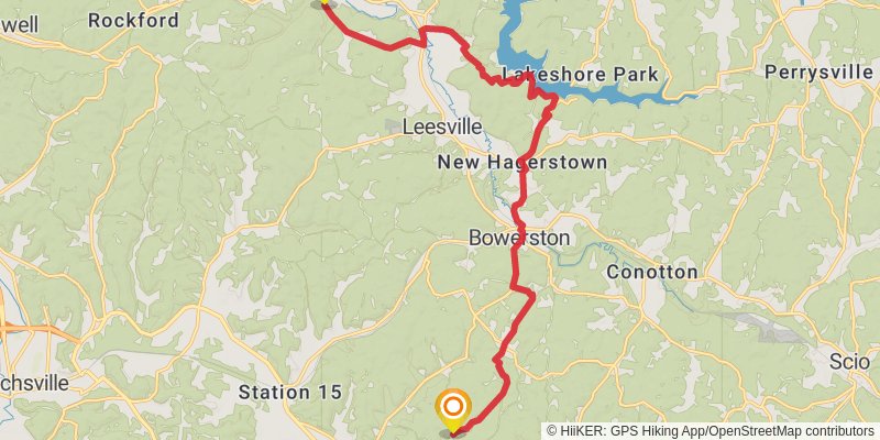 North Country Trail - Ohio stage 78 Map