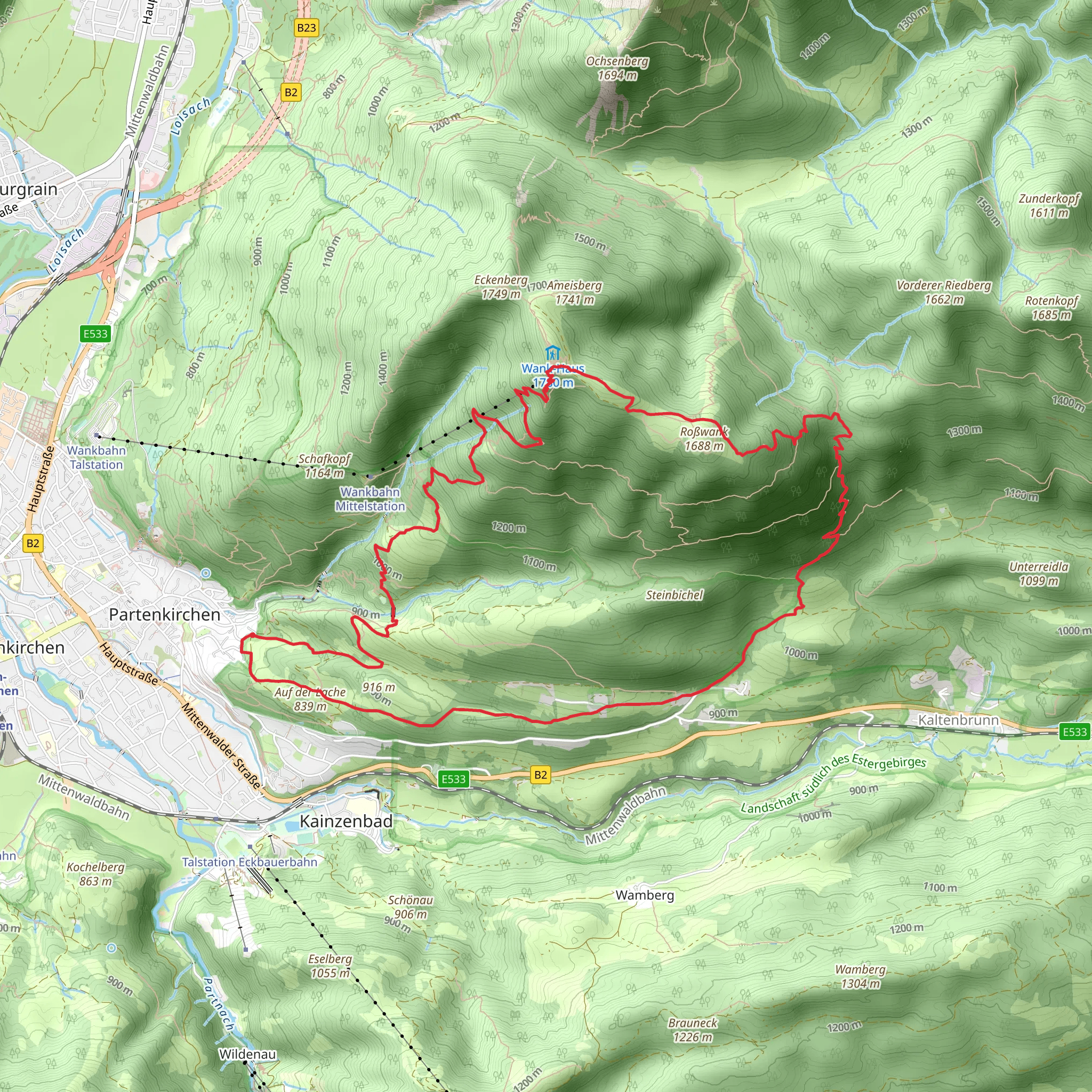 Sonnenuhr Via Alpina Violett mobile static map