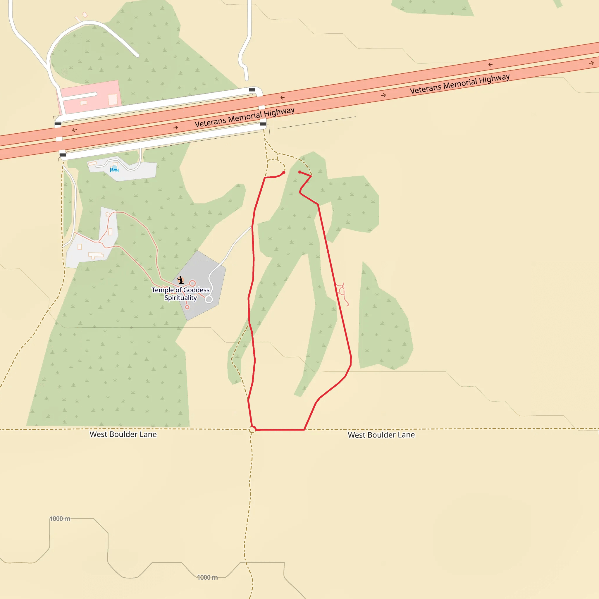 Frontage Road Loop mobile static map