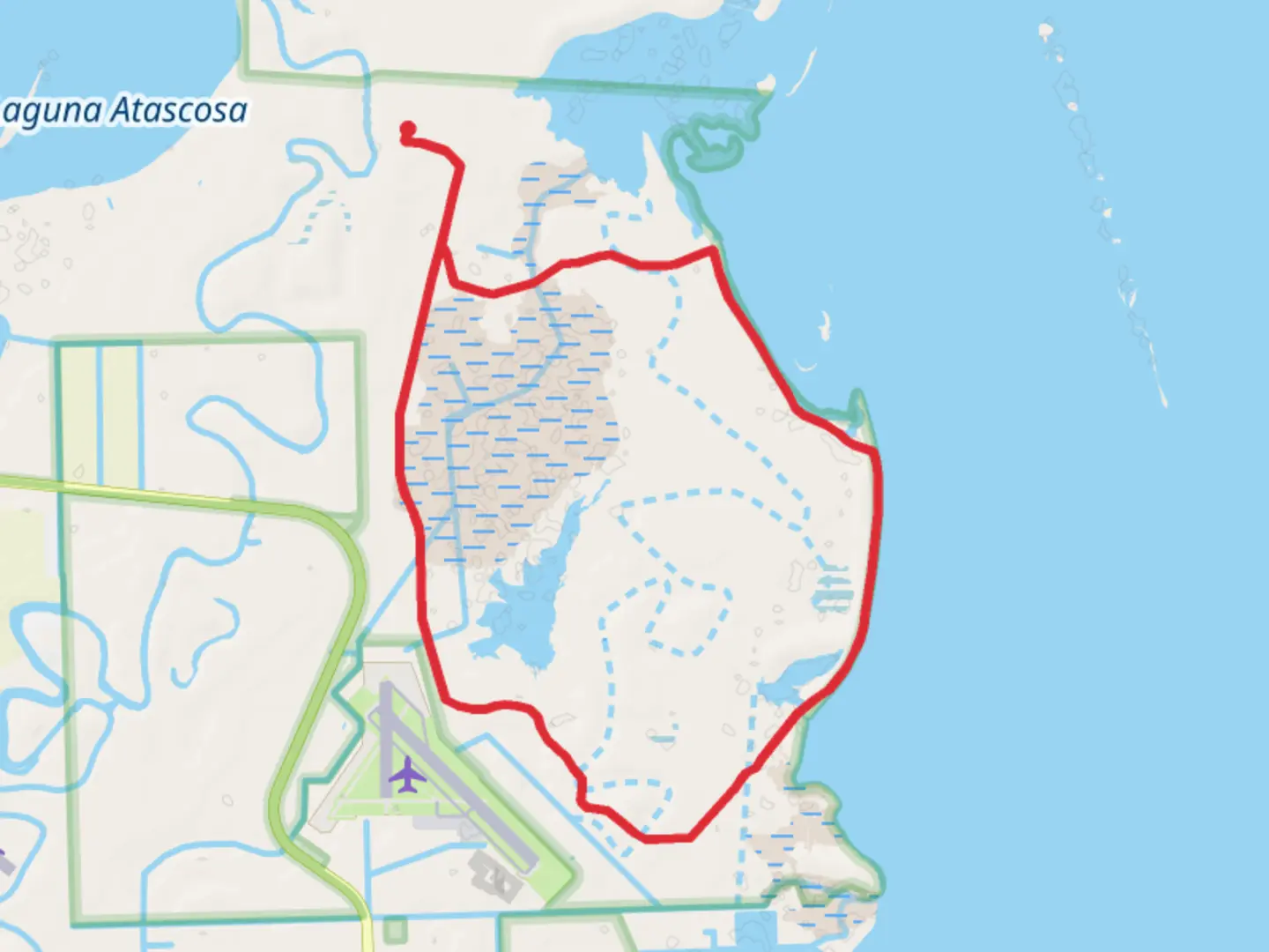 An image depicting the trail Bayside Wildlife Loop Walk and its surrounding area.