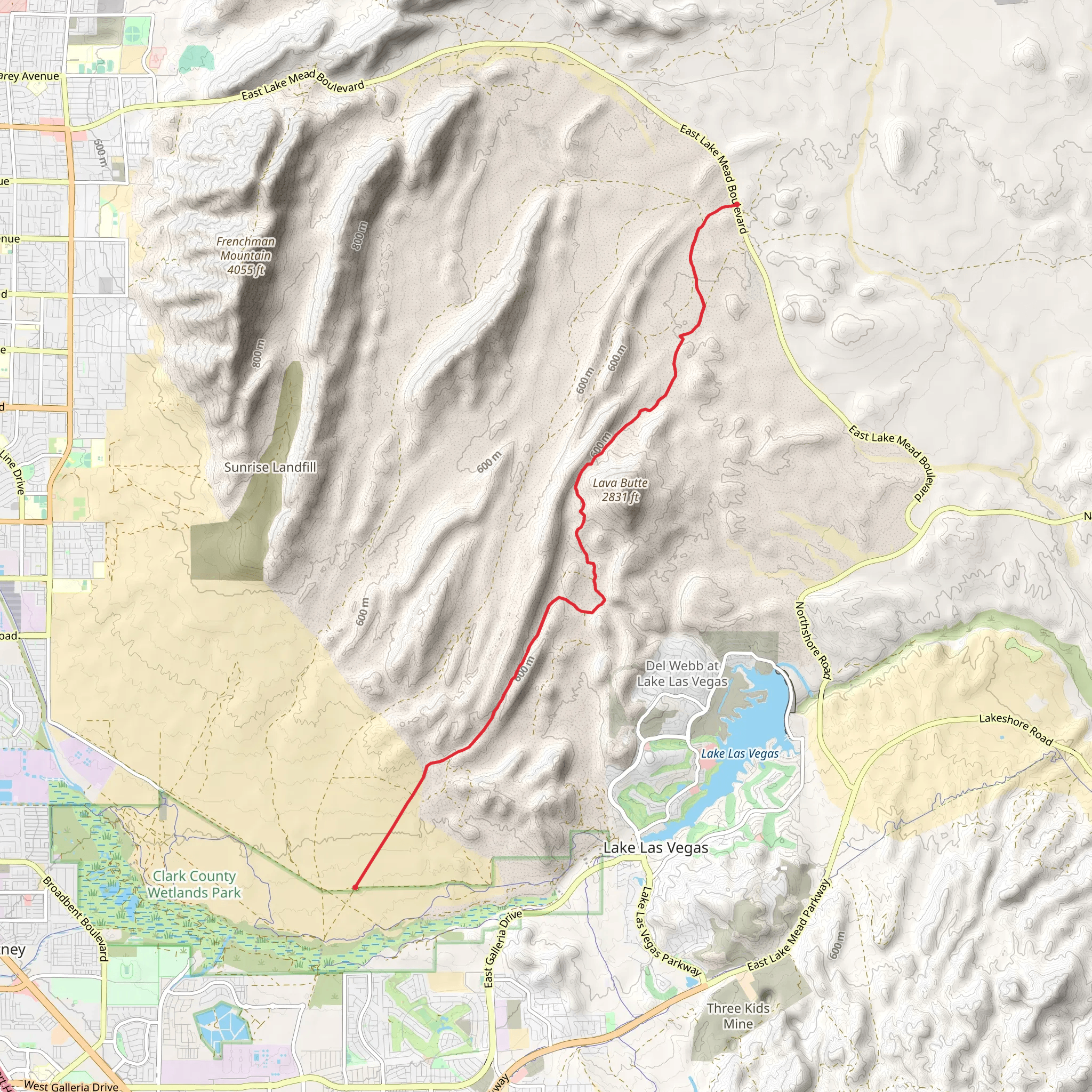 Rainbow Gardens Road mobile static map