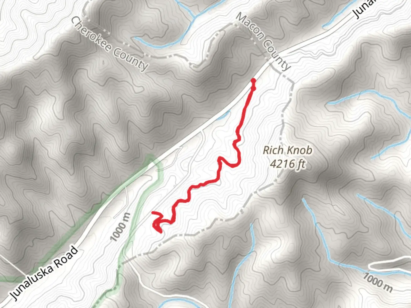 An image depicting the trail Choga Trail and its surrounding area.
