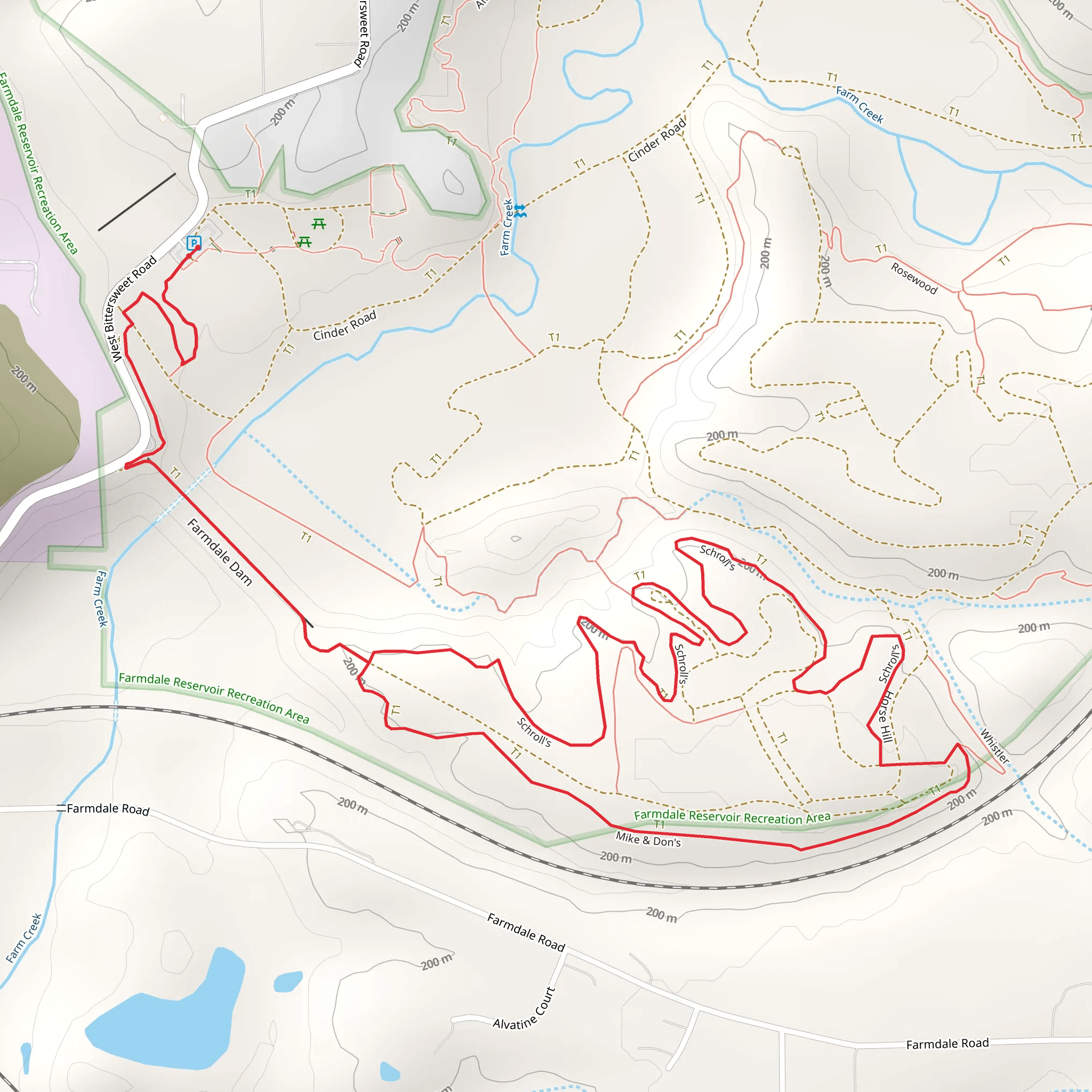 Schroll's - Mike - Don's Loop mobile static map