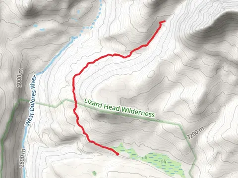 Kilpacker Basin Trail Out and Back