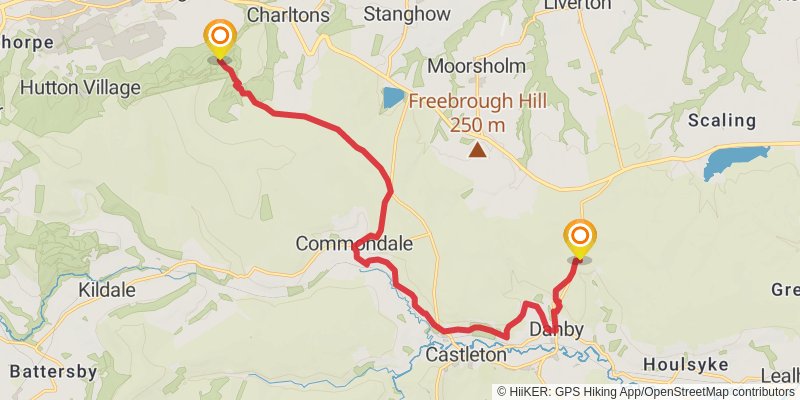 Yorkshire Round stage 24 Map