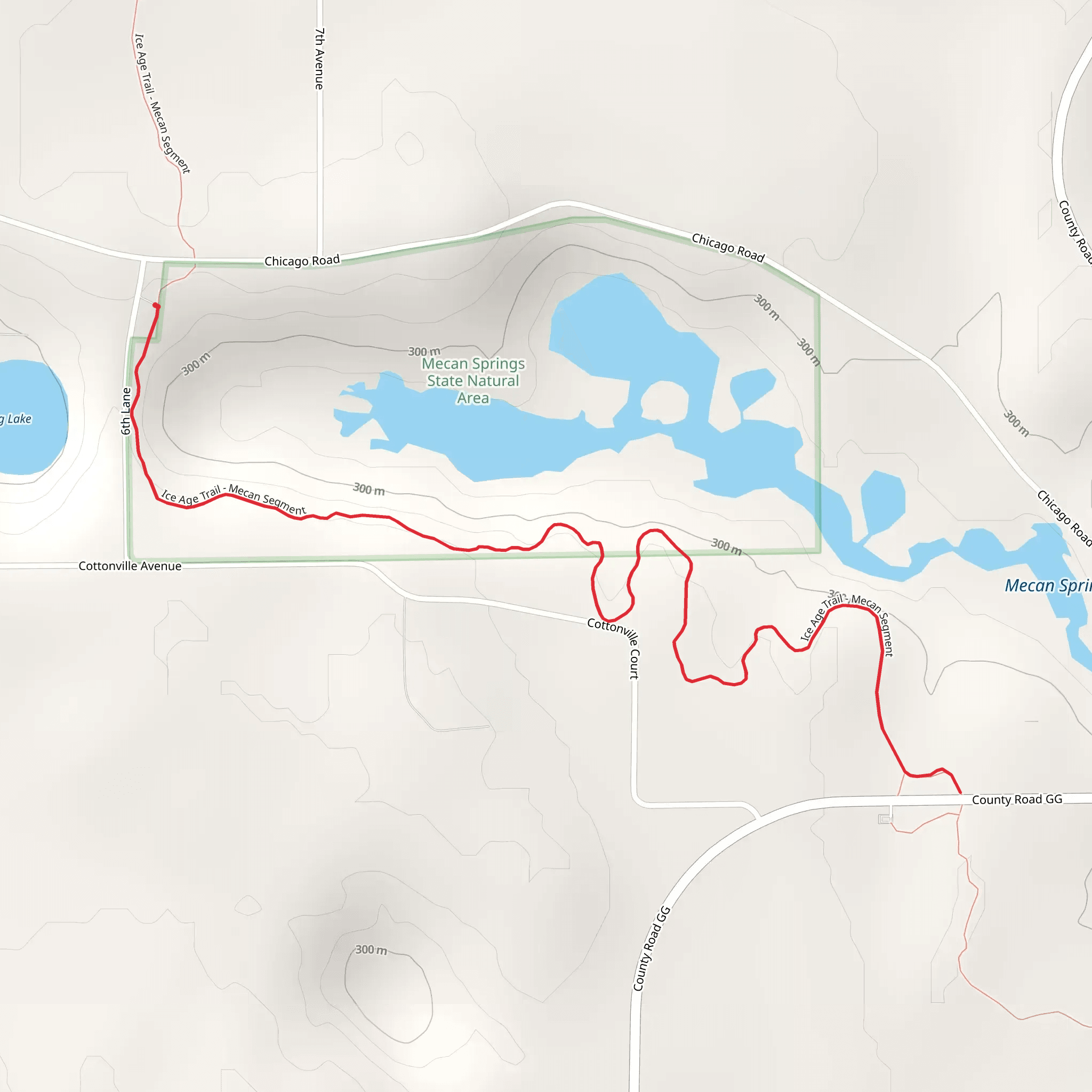 Mecan Springs via IAN mobile static map