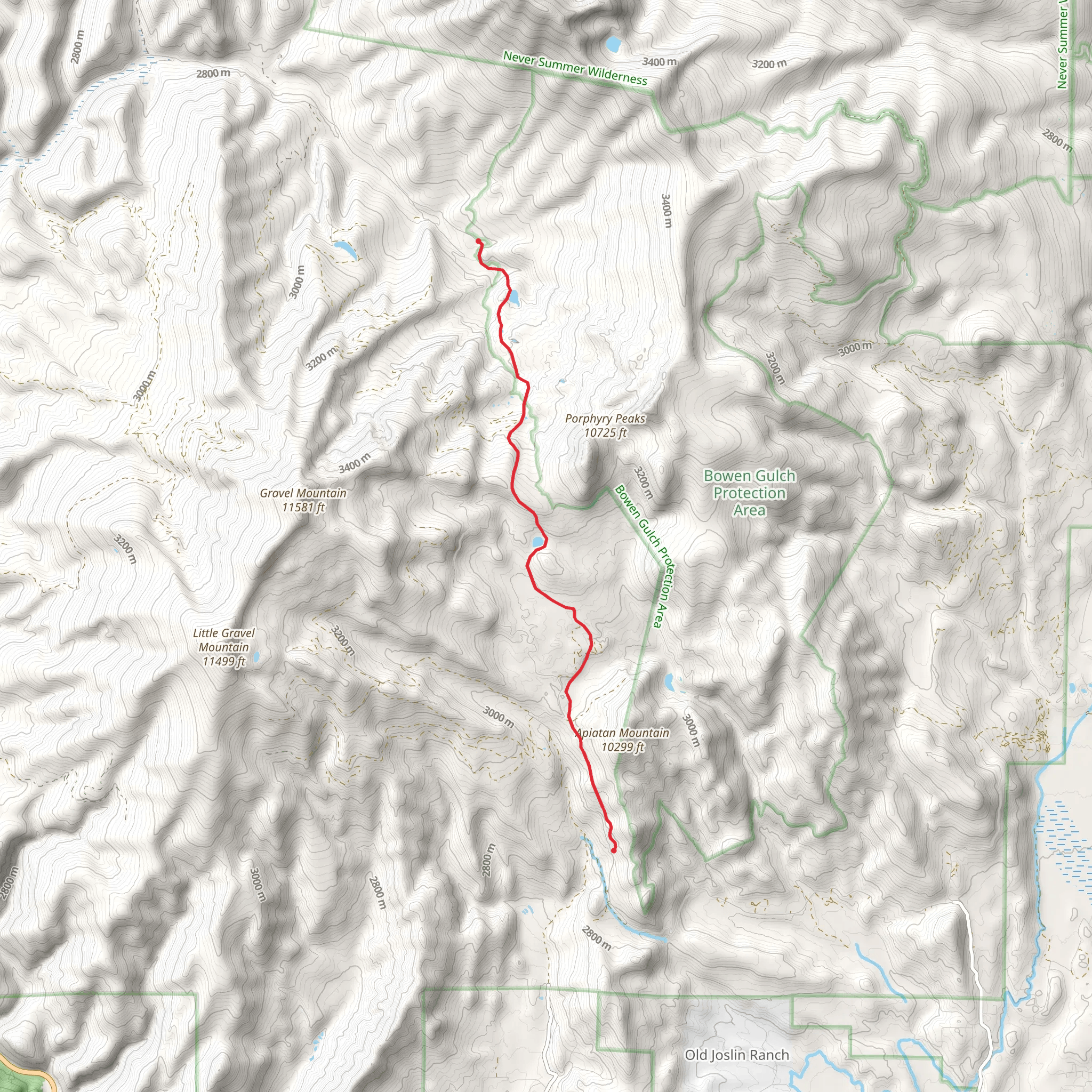 Gilsonite Trail mobile static map