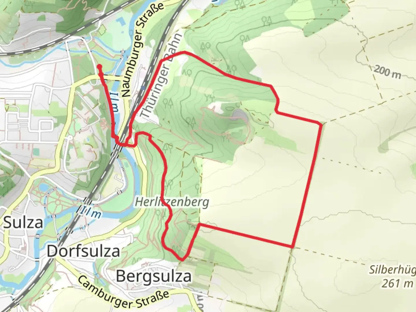 An image depicting the trail Herlitzenberg and Wachwisch Rastplatz Loop and its surrounding area.