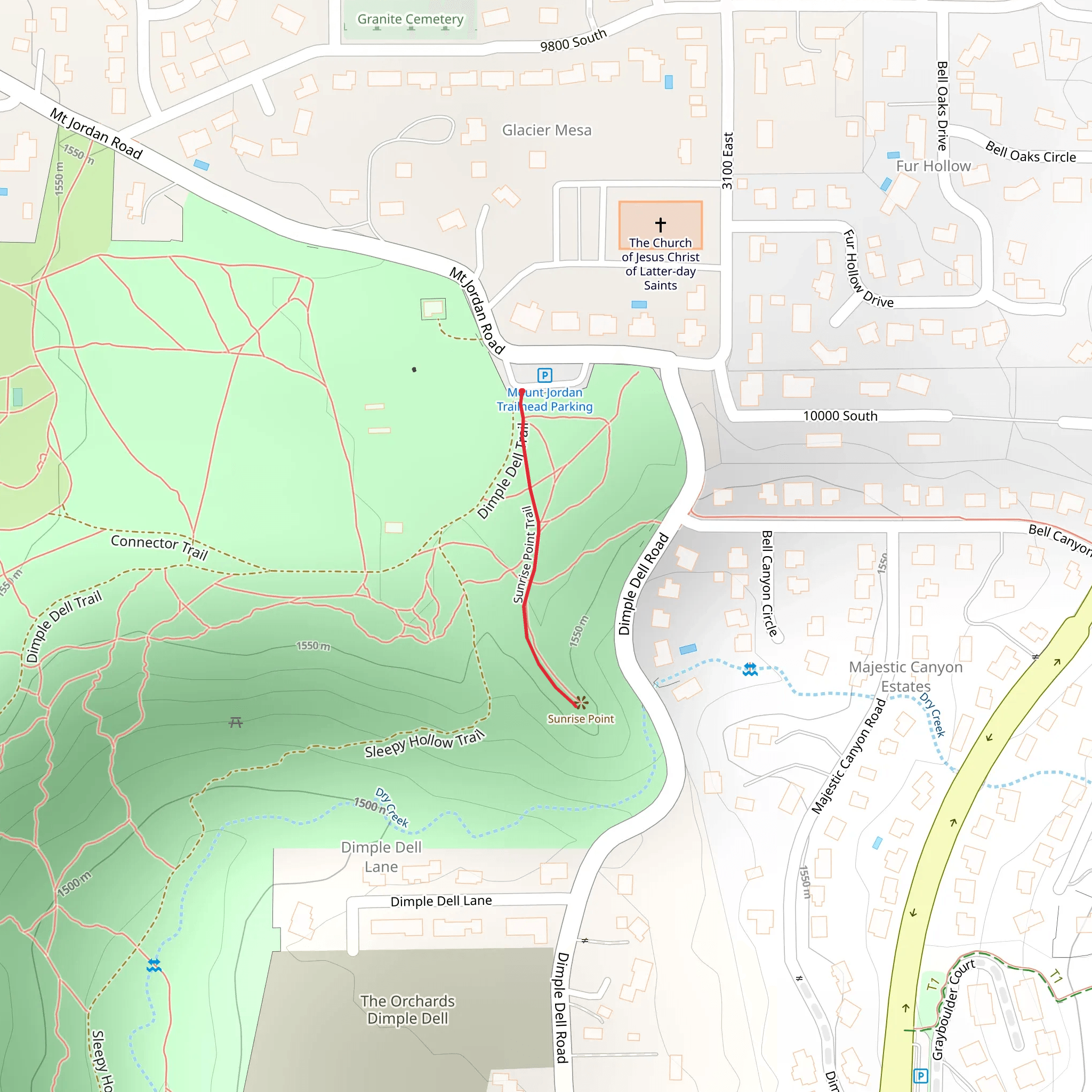 Sunrise Point mobile static map