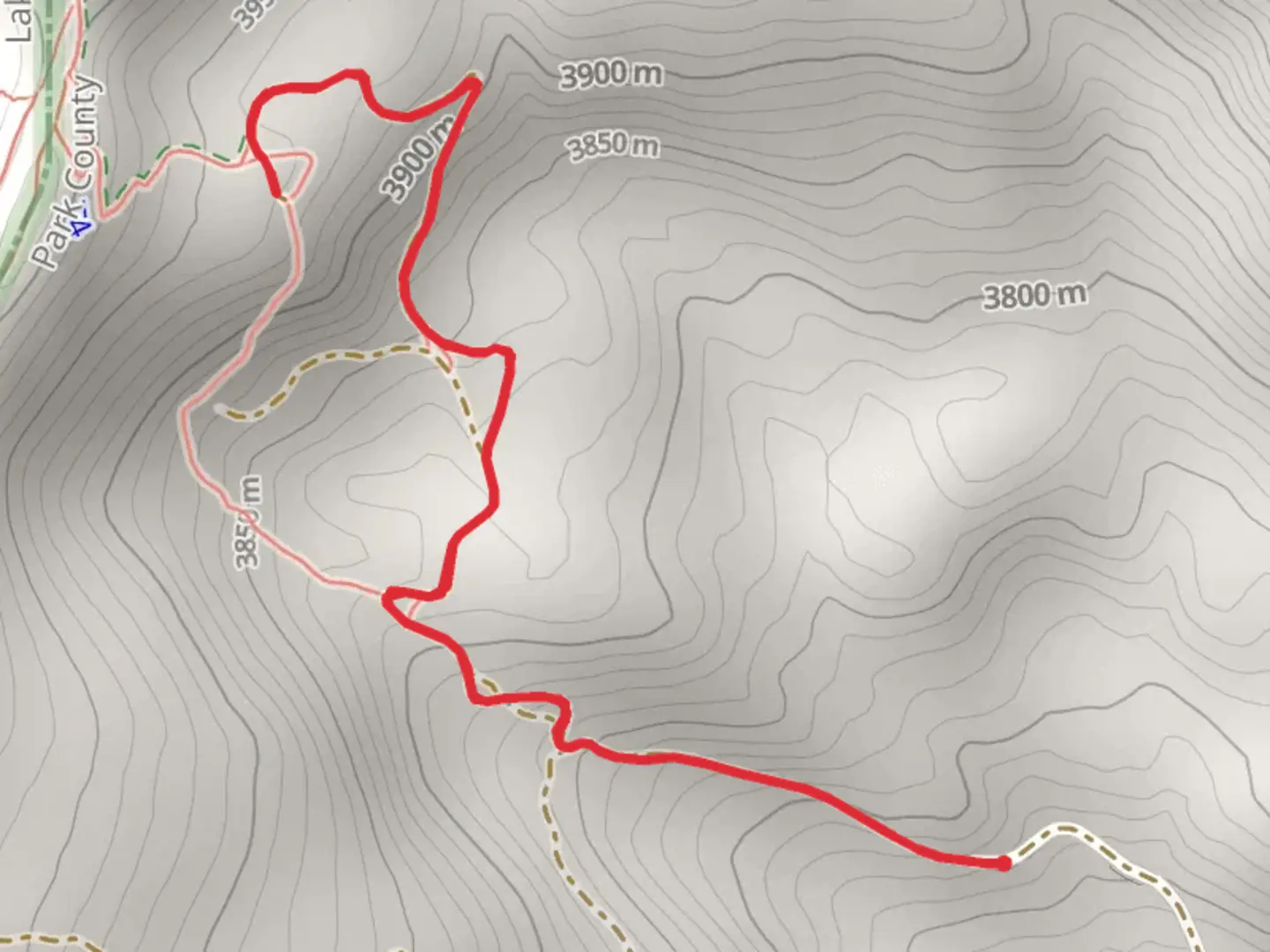 An image depicting the trail Four Mile Creek Road and its surrounding area.