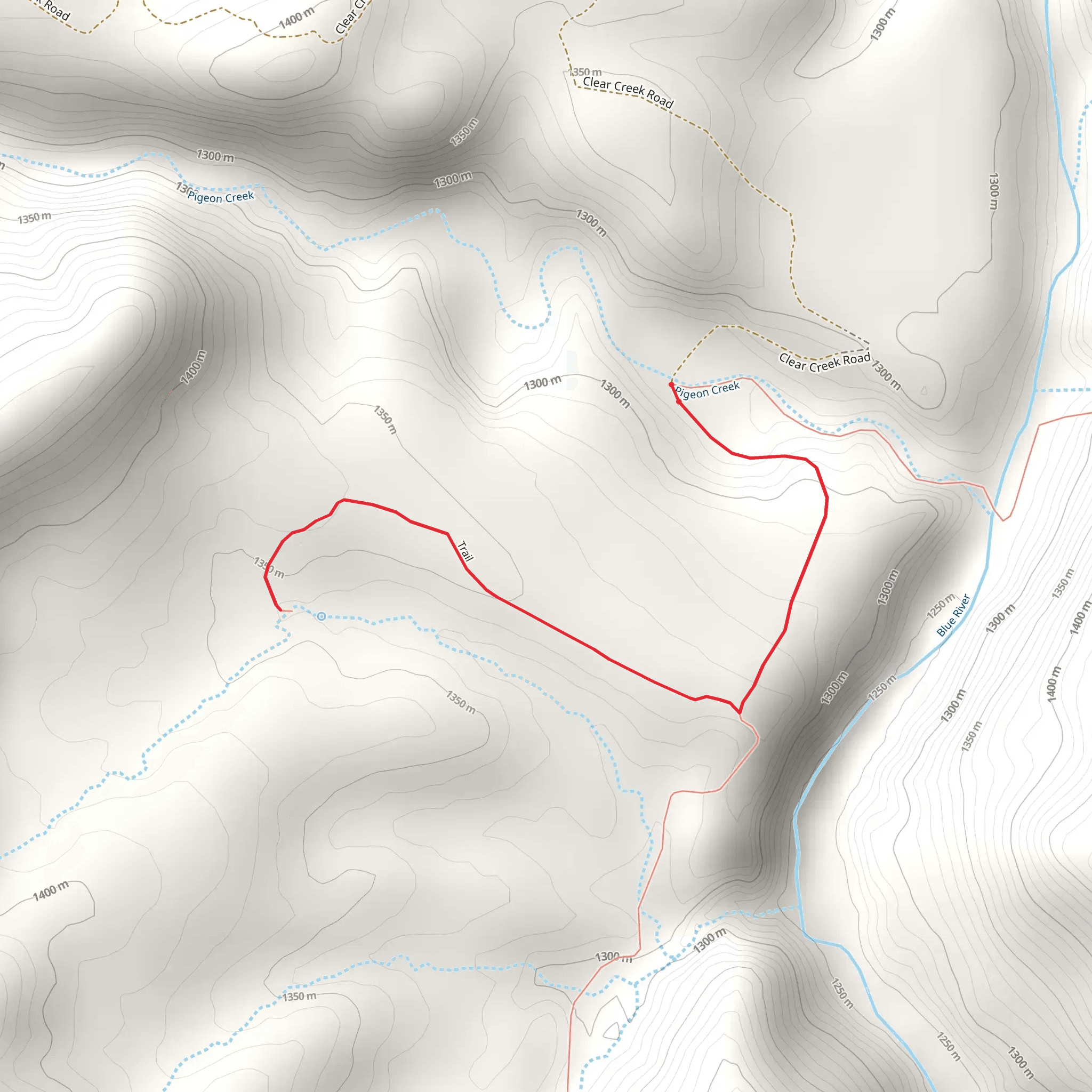 Pasture Trail via Pat Mesa Trail mobile static map