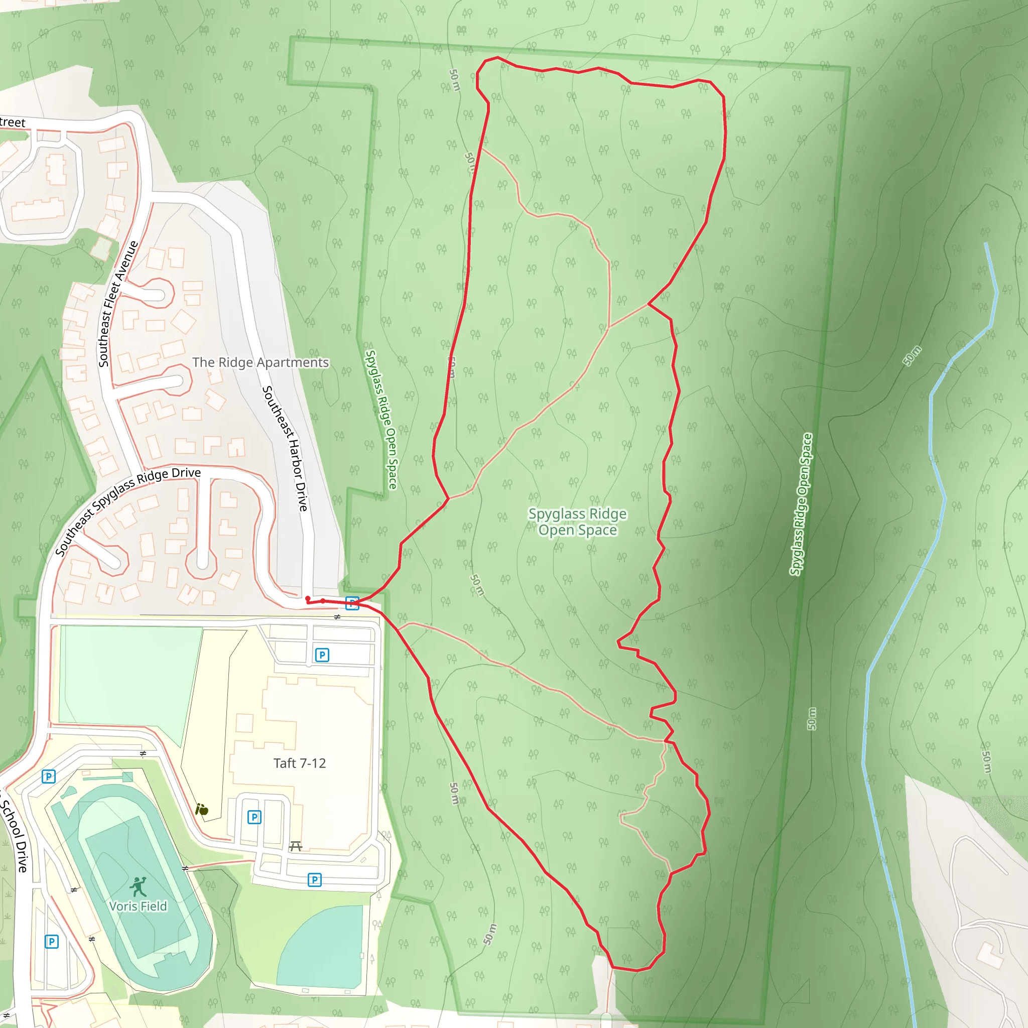 Southeast Harbor Road Loop mobile static map