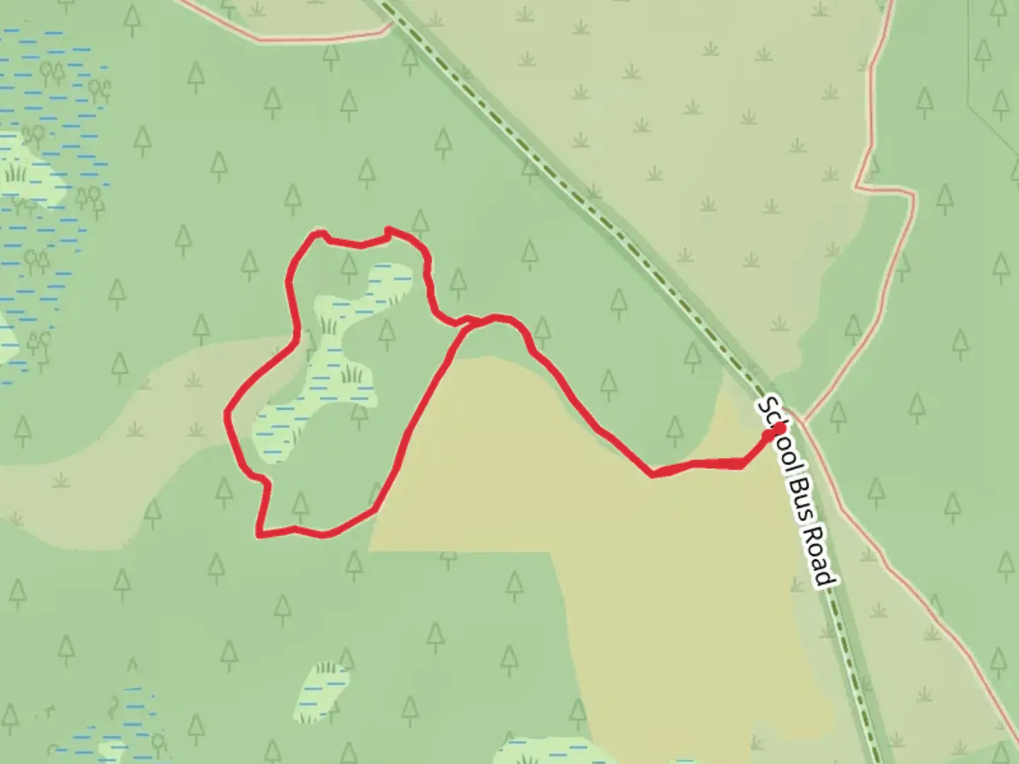 An image depicting the trail Old Cabin Nature Loop Trail and its surrounding area.