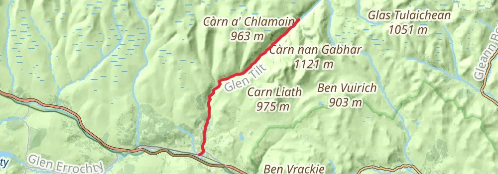 Scottish National Trail stage 21 Map