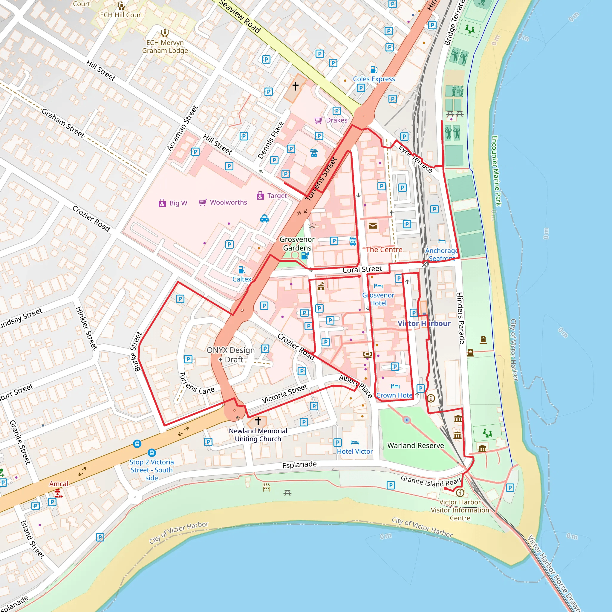 Town Centre Heritage Trail mobile static map