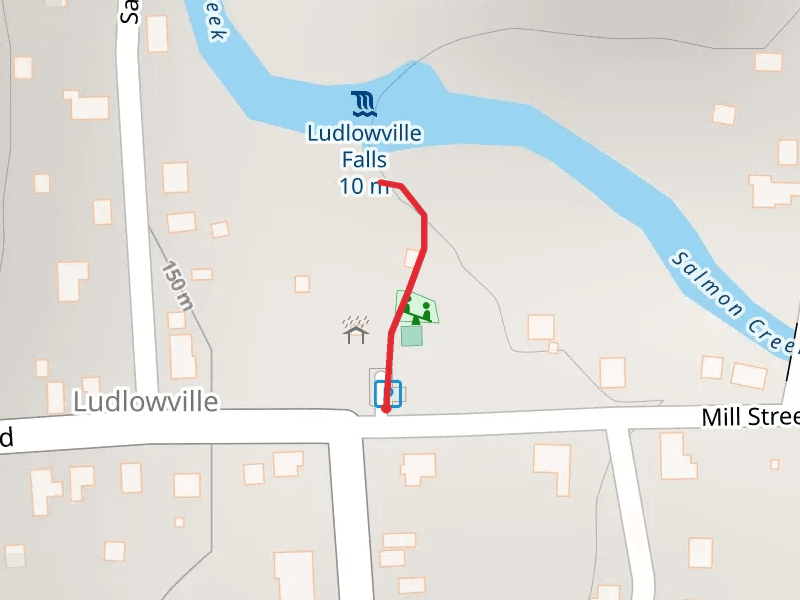 Salmon Creek from Ludlowville Road