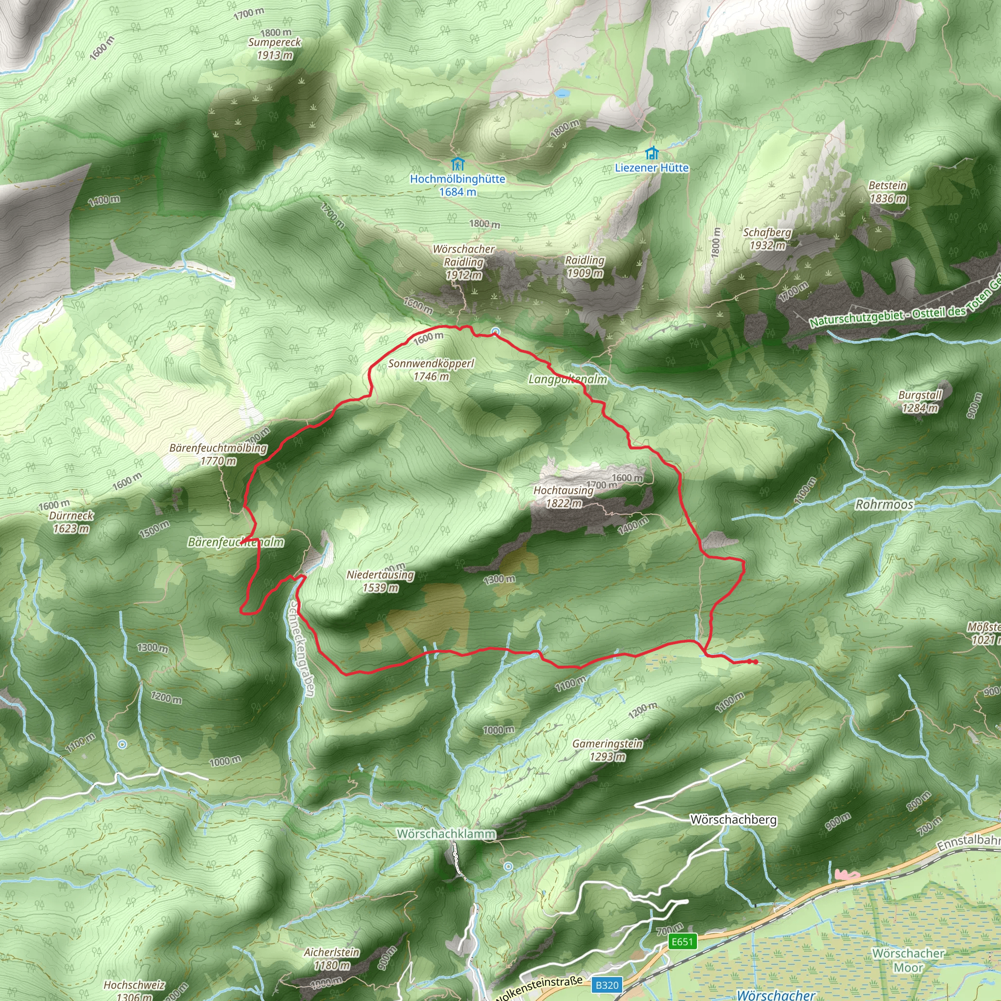 Tausinground mobile static map