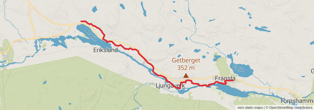 St Olavsleden stage 5 Map