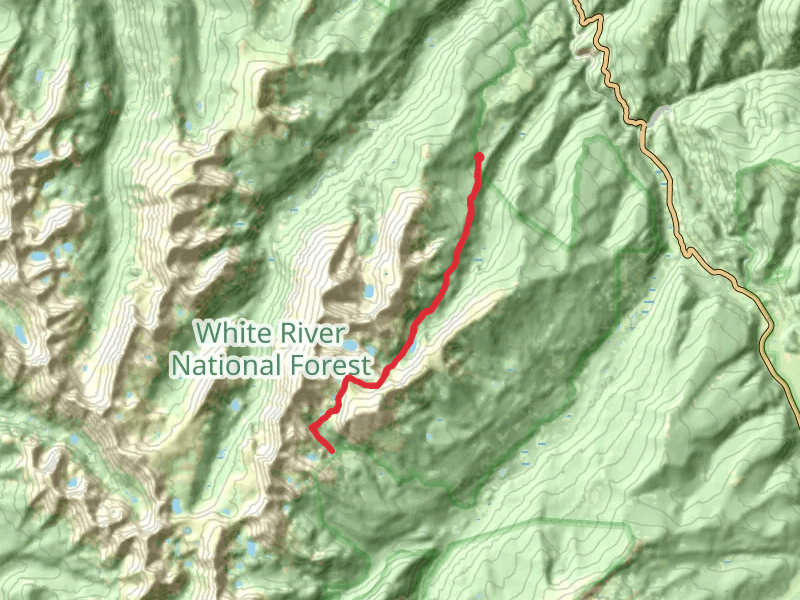 Hunky Dory Lake via Fall Creek Trail