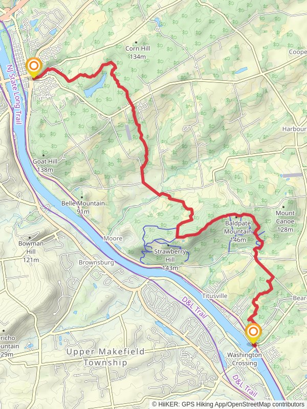 Red Dot, Baldpate Mountain and Rockhopper Loop Trail