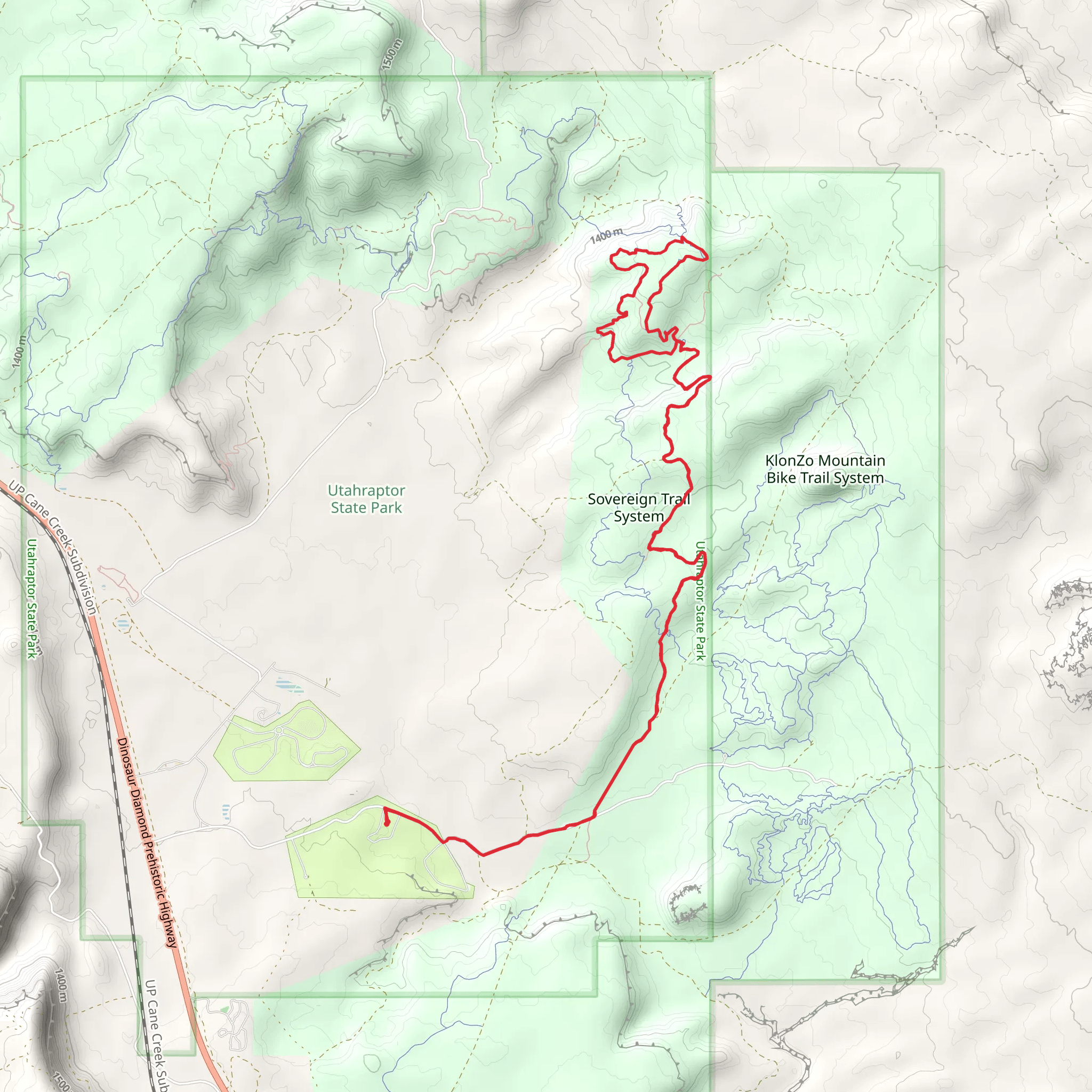 Sovereign Lower and Saltwash Loop mobile static map