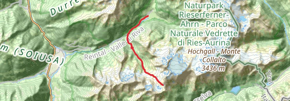 Via Alpina - Red Trail stage 36 Map