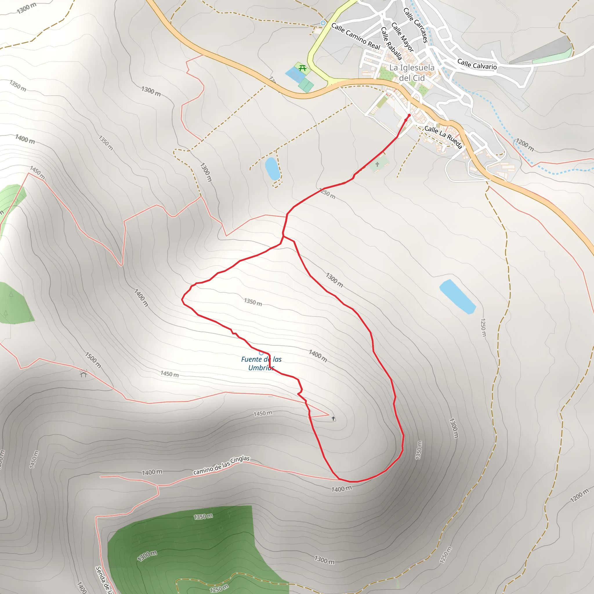 Lomo del Pinar Tour PR TE 71 mobile static map