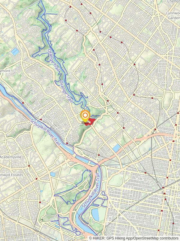 Wissahickon Creek Loop via Yellow Trail