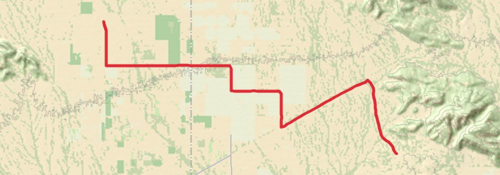 American Perimeter Trail - Southwest Primary stage 12 Map
