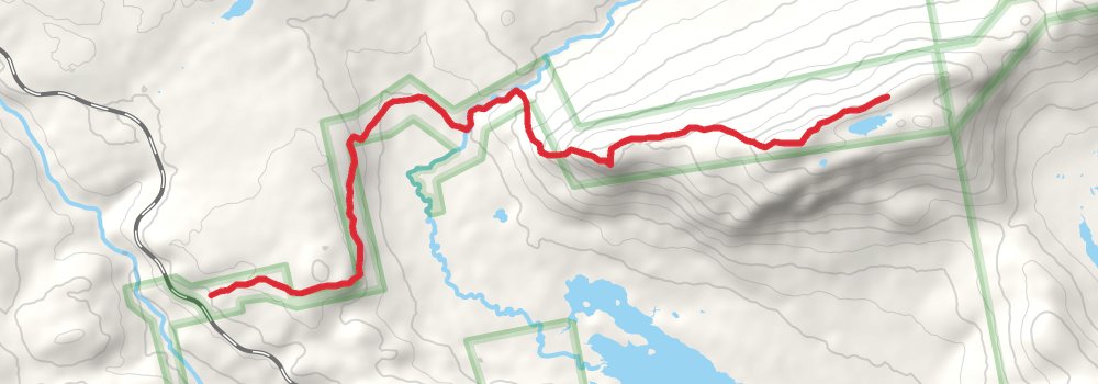 Appalachian Trail Section Hike - 100 Mile Wilderness Trail stage 2 Map