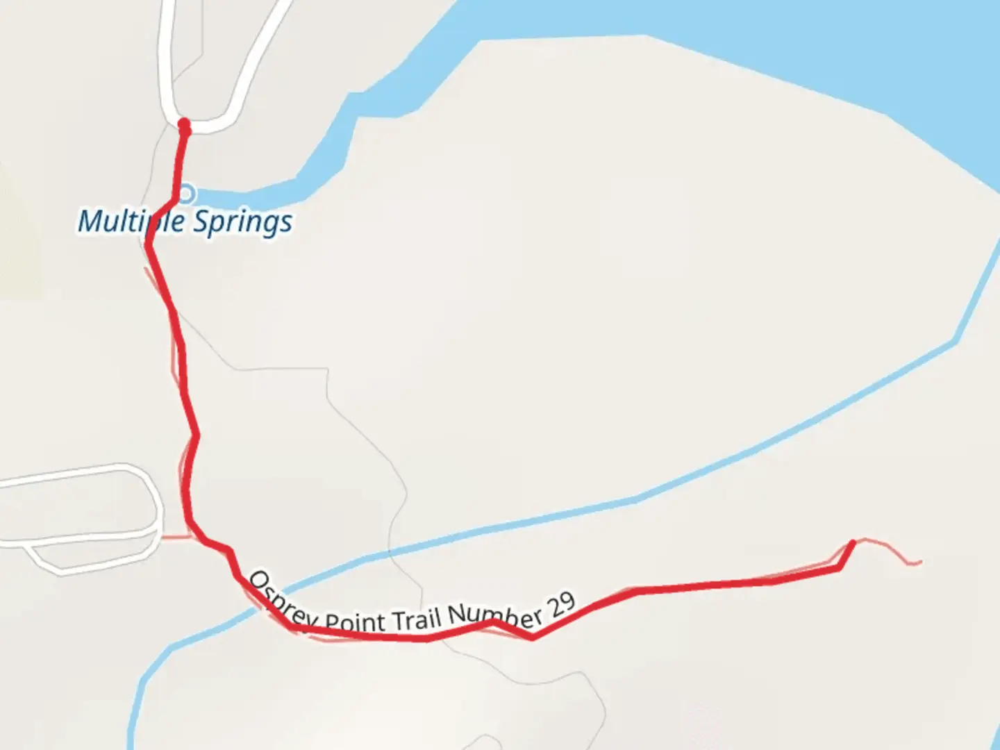 An image depicting the trail Osprey Point Trail and its surrounding area.