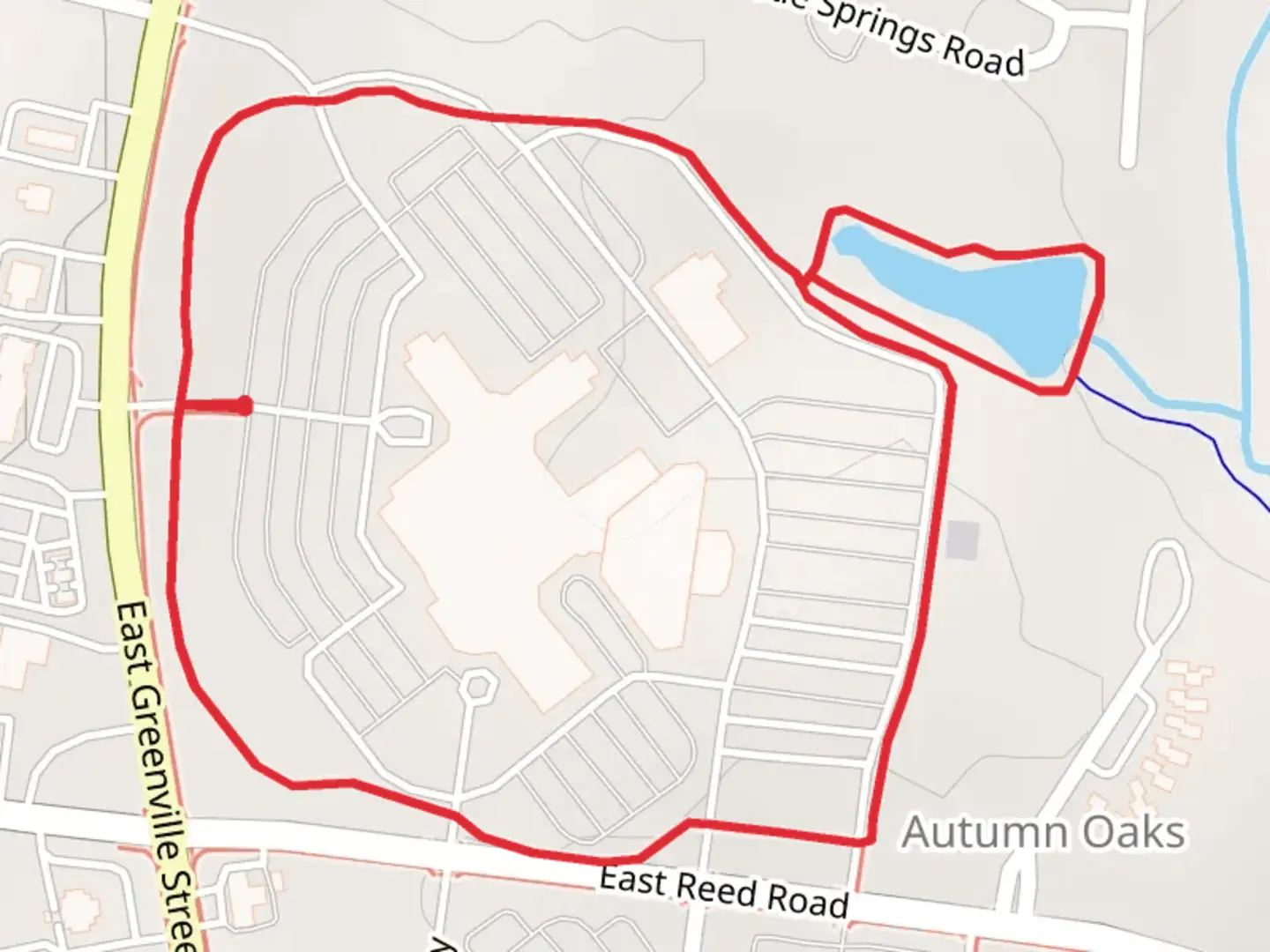 An image depicting the trail East Greenville ST Loop and its surrounding area.