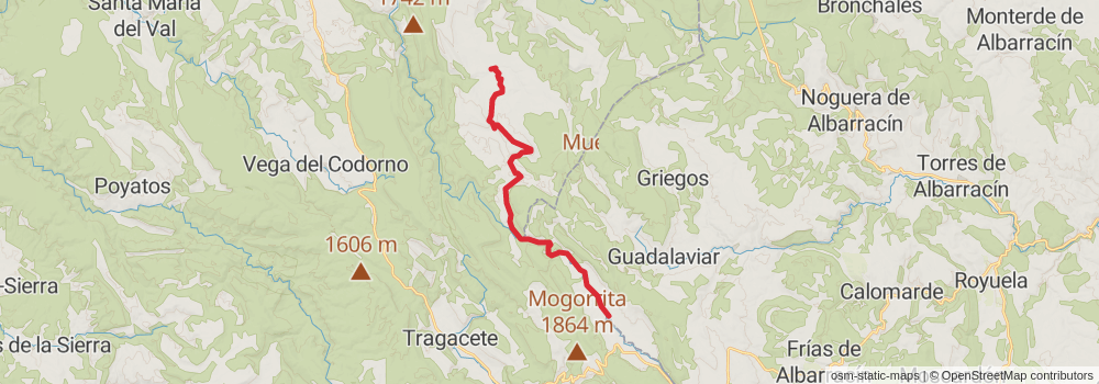 GR 113 Camino Natural del Tajo stage 3 Map
