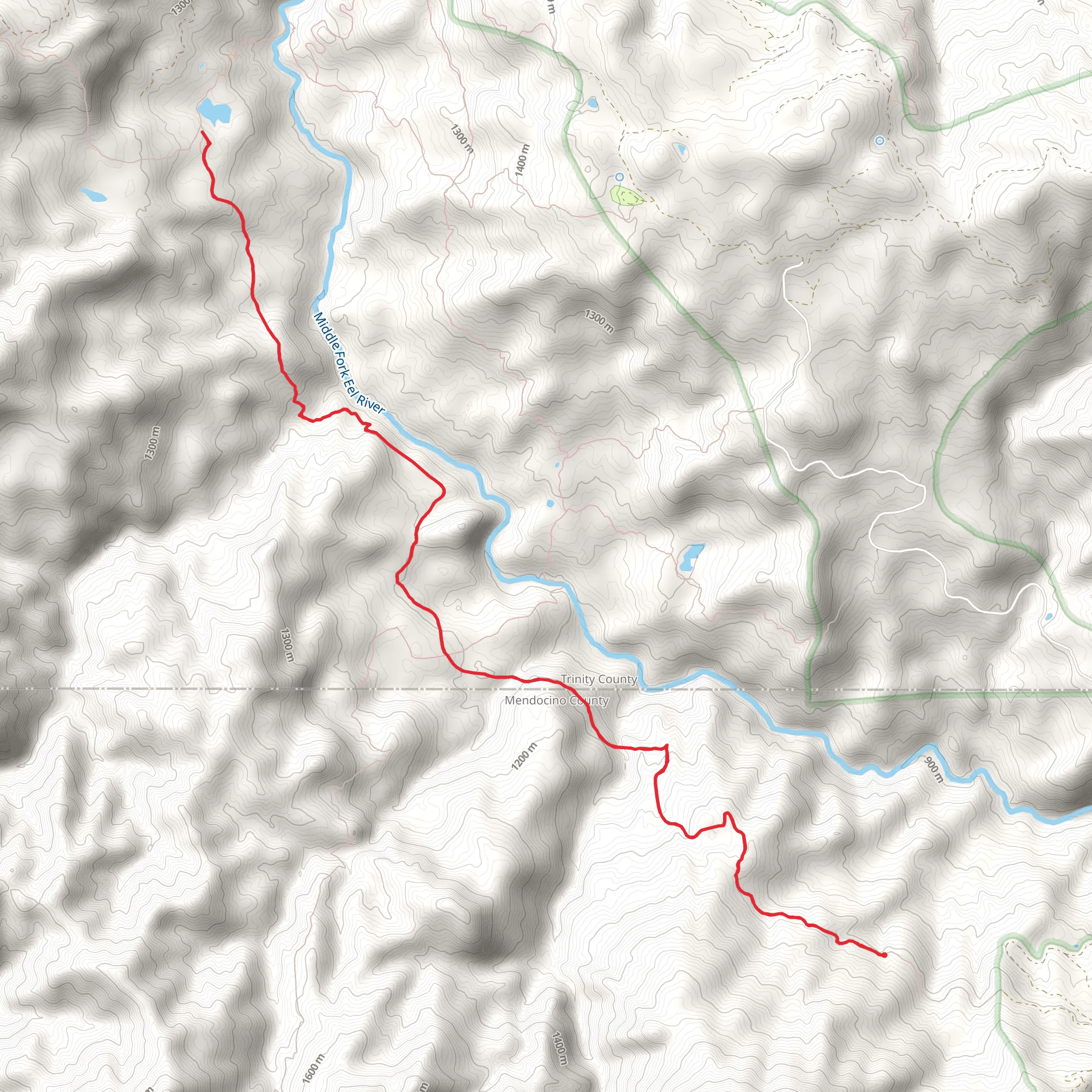 Henthorne Trail mobile static map