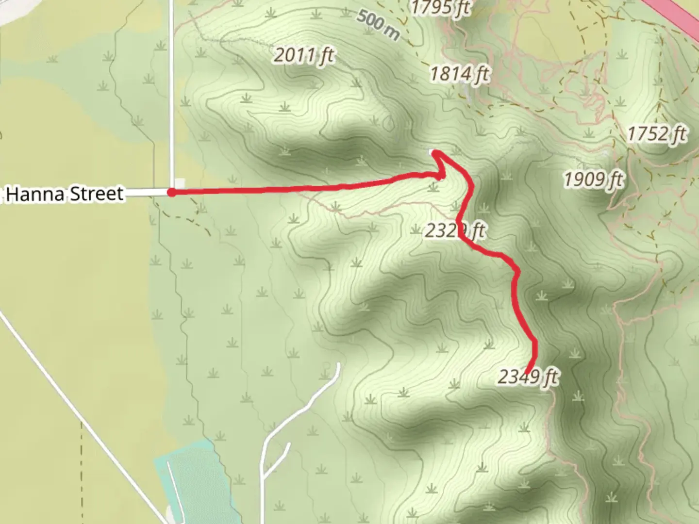 An image depicting the trail Casa Grande Mountains and its surrounding area.