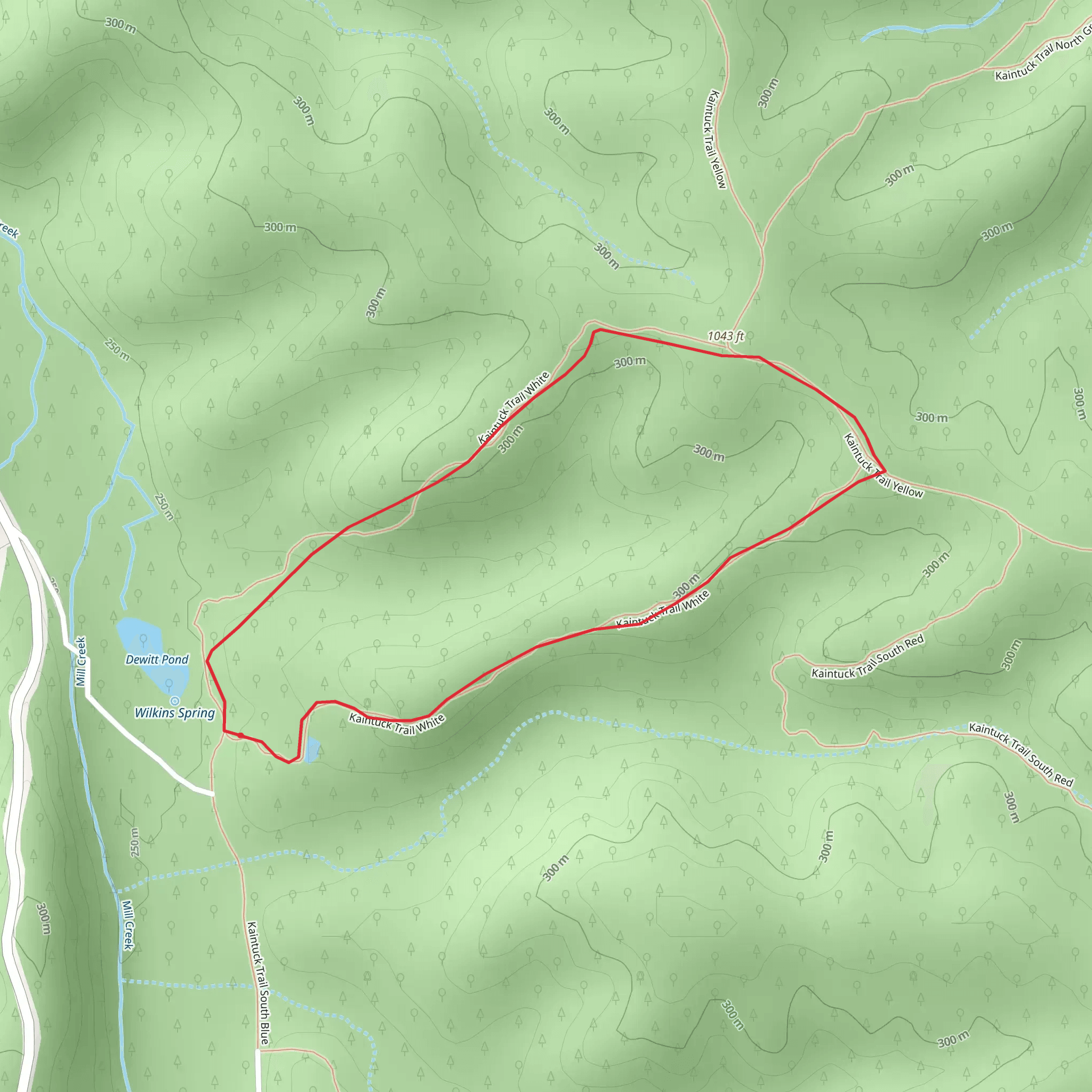 Deer Track Loop Trail mobile static map